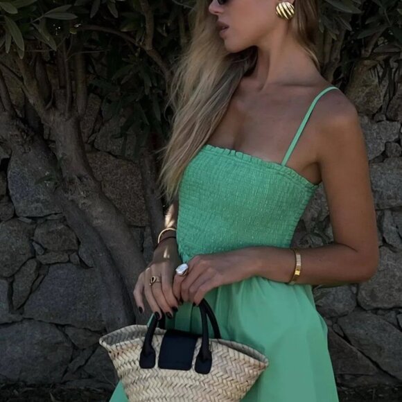 Collective The Label Gracie Smocked Midi Dress - Picture 3 of 10